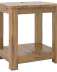 Oak Washed with HJ Legs | Canadel Champlain End Table 2420 | Valley Ridge Furniture