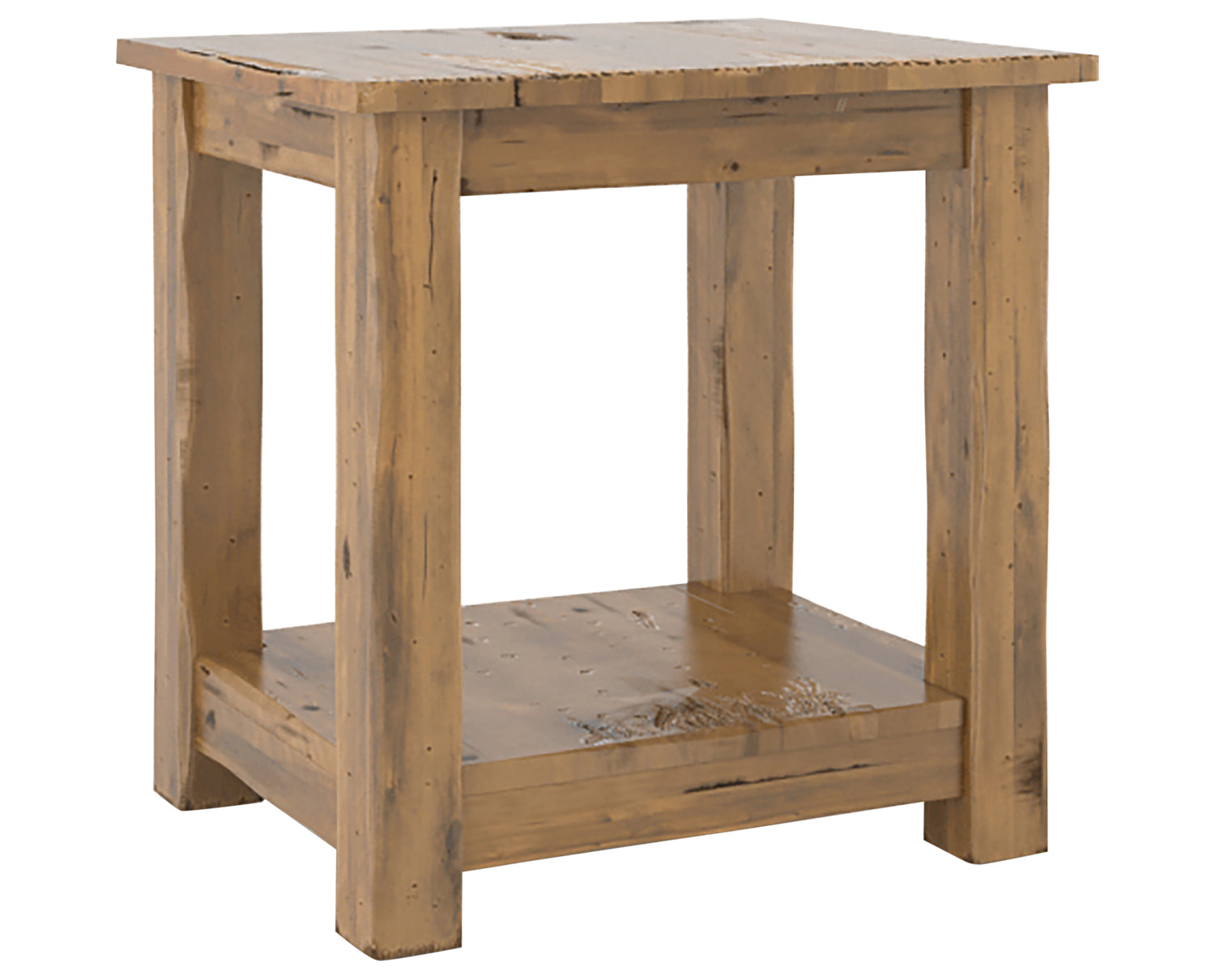 Oak Washed with HJ Legs | Canadel Champlain End Table 2420 | Valley Ridge Furniture