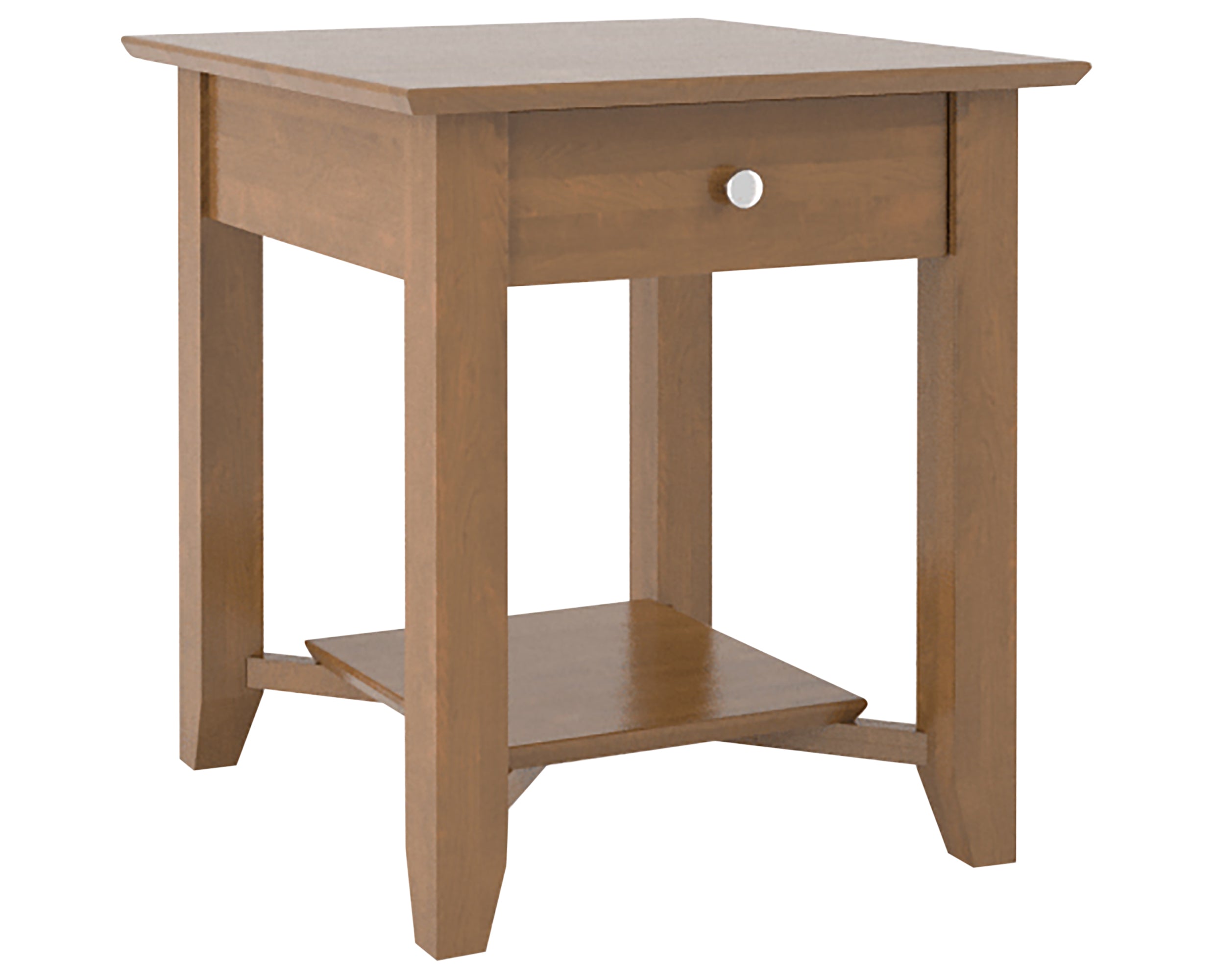 Oak Washed | Canadel Living End Table 2422 | Valley Ridge Furniture
