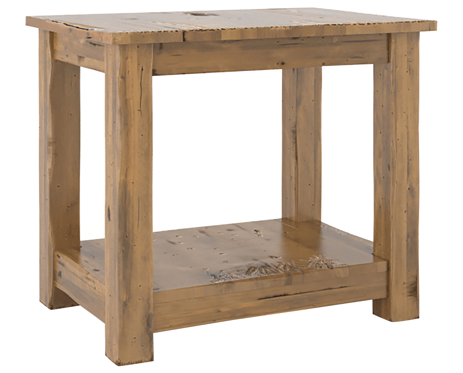 Oak Washed with HJ Legs | Canadel Champlain End Table 2820 | Valley Ridge Furniture