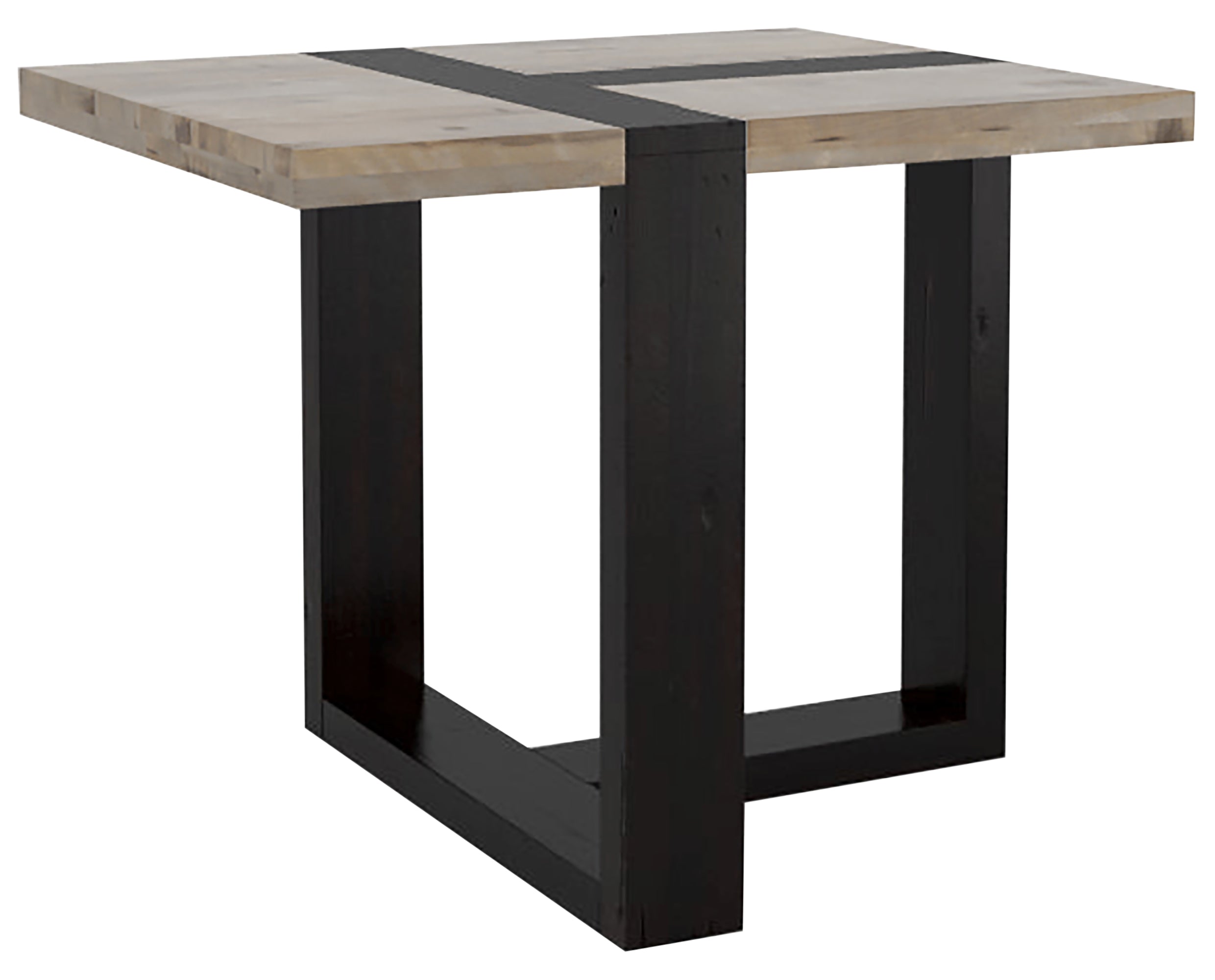 Peppercorn Washed | Canadel Loft End Table 2824 - CR Legs | Valley Ridge Furniture