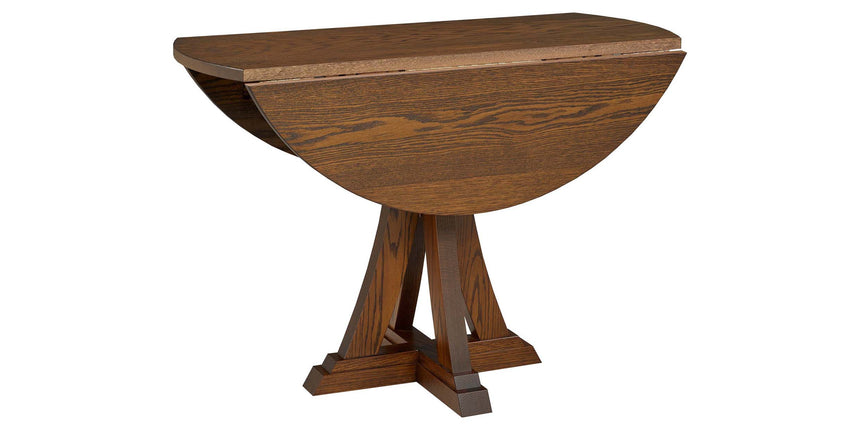 Table as Shown | Cardinal Woodcraft Eiffel Drop Leaf Dining Table | Valley Ridge Furniture