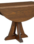 Table as Shown | Cardinal Woodcraft Eiffel Drop Leaf Dining Table | Valley Ridge Furniture