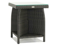 End Table w/Clear Glass | Ratana Palm Harbor Collection | Valley Ridge Furniture