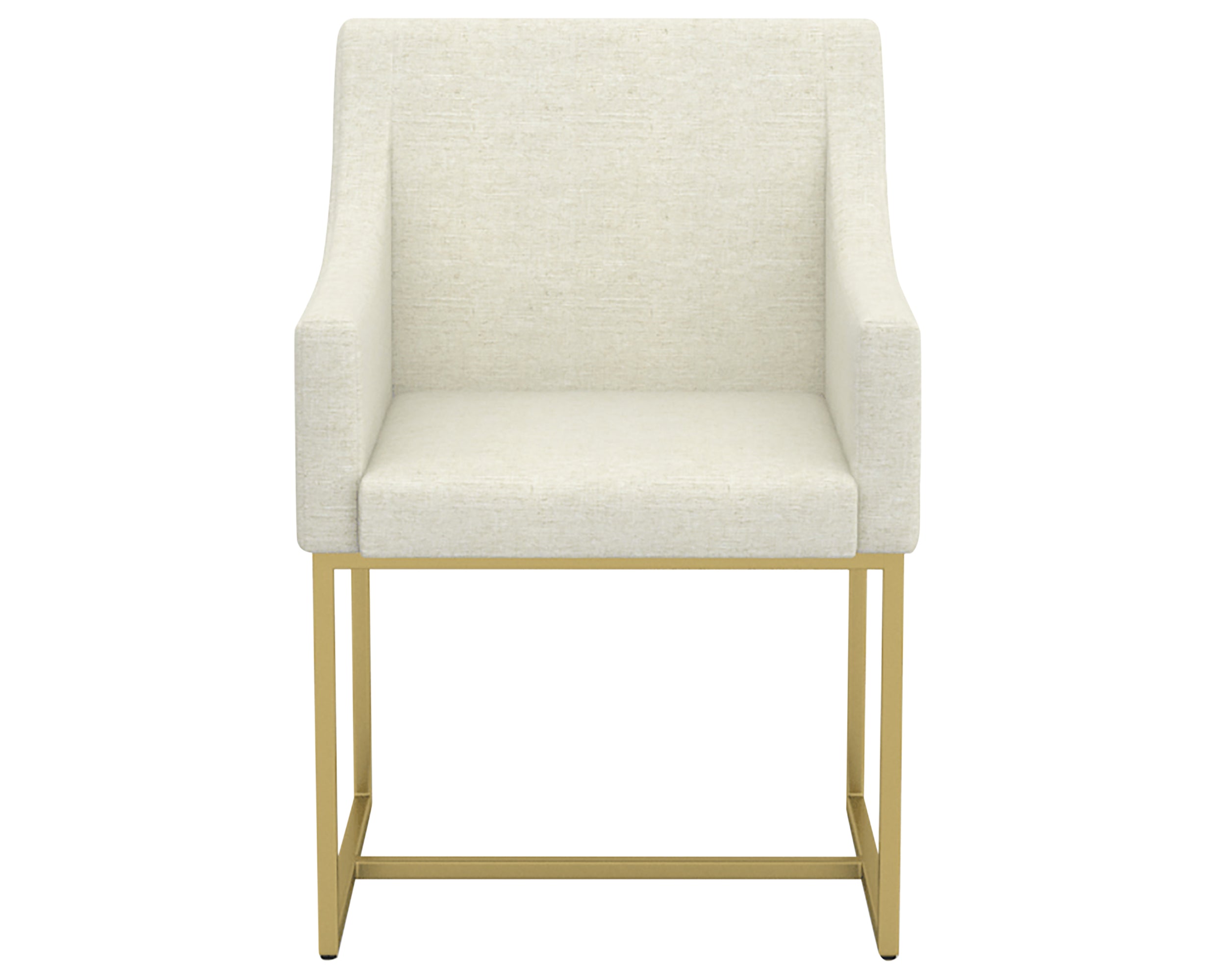 GL Metal Gold &amp; Fabric TW | Canadel Modern Dining Chair | Valley Ridge Furniture