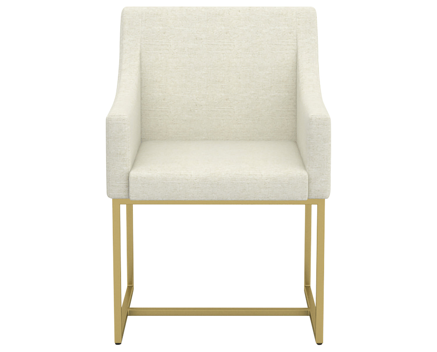 GL Metal Gold & Fabric TW | Canadel Modern Dining Chair | Valley Ridge Furniture
