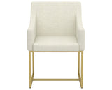 GL Metal Gold & Fabric TW | Canadel Modern Dining Chair | Valley Ridge Furniture