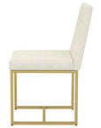 GL Metal Gold & Fabric TW | Canadel Modern Dining Chair 5174 | Valley Ridge Furniture