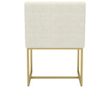 GL Metal Gold & Fabric TW | Canadel Modern Dining Chair | Valley Ridge Furniture