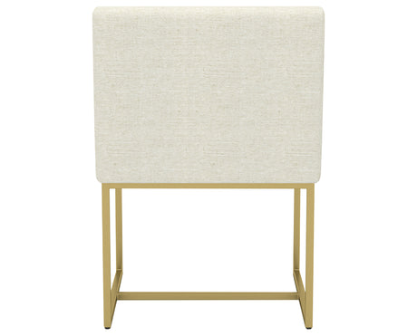 GL Metal Gold & Fabric TW | Canadel Modern Dining Chair | Valley Ridge Furniture