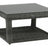Coffee Table w/Clear Glass | Ratana Portfino Collection | Valley Ridge Furniture