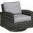 Swivel Gliding Club Chair | Ratana Portfino Collection | Valley Ridge Furniture