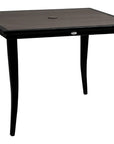 40in Square Dining Table w/Umbrella Hole | Valley Ridge Furniture