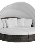 Round Daybed w/Sunbrella® Canopy | Ratana Coral Gables Collection | Valley Ridge Furniture