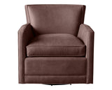 Lukas Leather Tobacco | Camden Carlton Swivel Glider | Valley Ridge Furniture