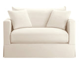 White Fabric | Camden Breeze Chair & 1/2 | Valley Ridge Furniture