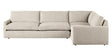 Plush Fabric Linen | Camden Sarah L Sectional | Valley Ridge Furniture