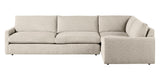 Plush Fabric Linen | Camden Sarah L Sectional | Valley Ridge Furniture