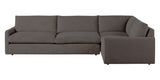 Plush Fabric Bark | Camden Sarah L Sectional | Valley Ridge Furniture