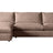 Plush Fabric Brindle | Camden Sarah Sectional w/Chaise | Valley Ridge Furniture