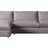Plush Fabric Greystone | Camden Sarah Sectional w/Chaise | Valley Ridge Furniture