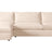 Plush Fabric Ivory | Camden Sarah Sectional w/Chaise | Valley Ridge Furniture