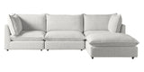 Burbank Fabric Natural | Camden Cameron 4-Piece Sectional | Valley Ridge Furniture