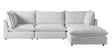 Burbank Fabric Pepper | Camden Cameron 4-Piece Sectional | Valley Ridge Furniture