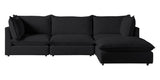 Burbank Fabric Charcoal | Camden Cameron 4-Piece Sectional | Valley Ridge Furniture