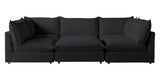 Burbank Fabric Charcoal | Camden Cameron 6-Piece Pit Sectional | Valley Ridge Furniture