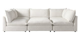 Burbank Fabric Natural | Camden Cameron 6-Piece Pit Sectional | Valley Ridge Furniture