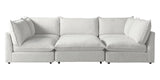 Burbank Fabric Pepper | Camden Cameron 6-Piece Pit Sectional | Valley Ridge Furniture
