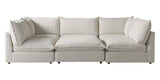 Burbank Fabric Sand | Camden Cameron 6-Piece Pit Sectional | Valley Ridge Furniture