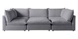 Burbank Fabric Stone | Camden Cameron 6-Piece Pit Sectional | Valley Ridge Furniture