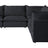 Burbank Fabric Charcoal | Camden Cameron 5-Piece Corner Sofa | Valley Ridge Furniture