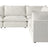Burbank Fabric Cream | Camden Cameron 5-Piece Corner Sofa | Valley Ridge Furniture