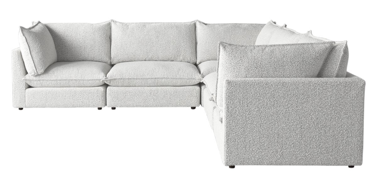 Burbank Fabric Pepper | Camden Cameron 5-Piece Corner Sofa | Valley Ridge Furniture
