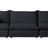 Burbank Fabric Charcoal | Camden Cameron 3-Piece Sectional | Valley Ridge Furniture
