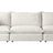 Burbank Fabric Cream | Camden Cameron 3-Piece Sectional | Valley Ridge Furniture