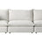 Burbank Fabric Natural | Camden Cameron 3-Piece Sectional | Valley Ridge Furniture