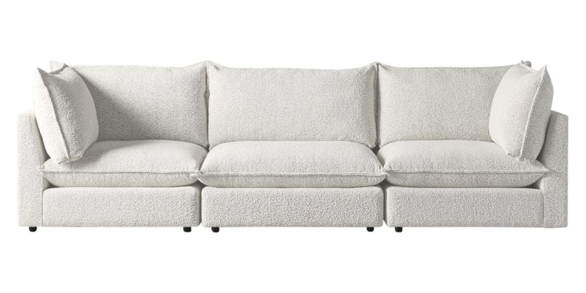 Burbank Fabric Natural | Camden Cameron 3-Piece Sectional | Valley Ridge Furniture