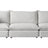 Burbank Fabric Pepper | Camden Cameron 3-Piece Sectional | Valley Ridge Furniture