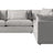 Dayo Fabric Gray | Camden Big Easy 3-Piece Sectional | Valley Ridge Furniture