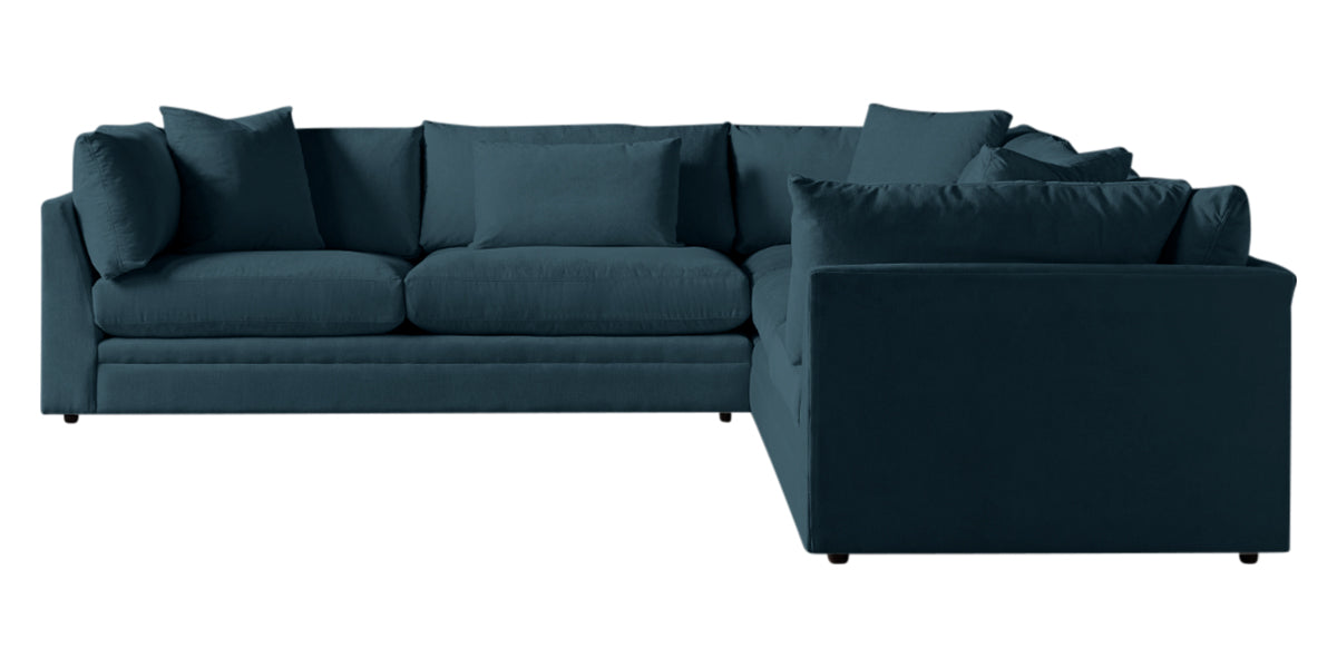 Dayo Fabric Lagoon | Camden Big Easy 3-Piece Sectional | Valley Ridge Furniture