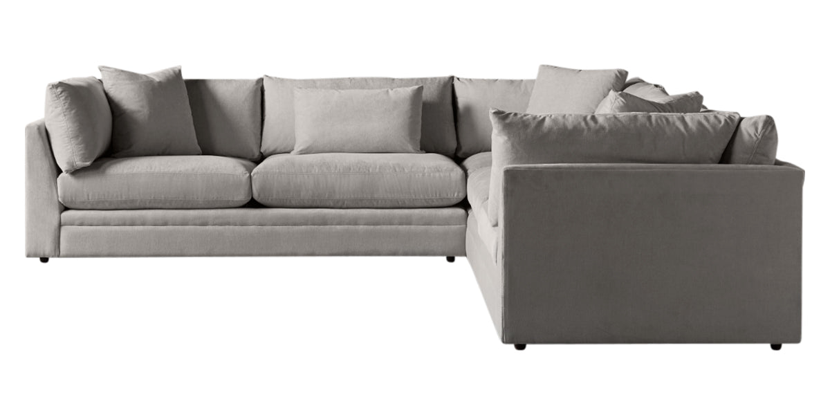 Vertual Fabric Almond | Camden Axel 3-Piece Sectional | Valley Ridge Furniture