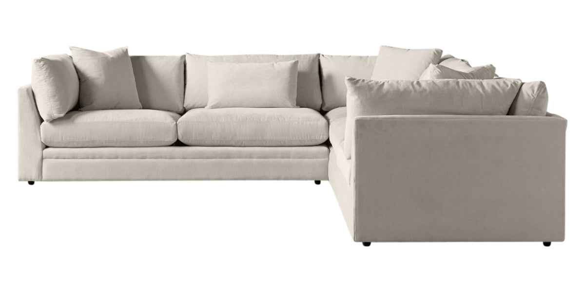 Vertual Fabric Linen | Camden Axel 3-Piece Sectional | Valley Ridge Furniture