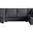 Vertual Fabric Charcoal | Camden 3-Piece Large Chaise Sectional | Valley Ridge Furniture