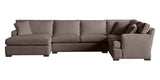 Vertual Fabric Cafe | Camden 3-Piece Large Chaise Sectional | Valley Ridge Furniture