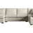 Vertual Fabric Linen | Camden 3-Piece Large Chaise Sectional | Valley Ridge Furniture