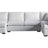 Vertual Fabric Snow | Camden 3-Piece Large Chaise Sectional | Valley Ridge Furniture